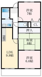 ウエストインヒルズの物件間取画像